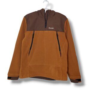 Hooke Fleece 1/4 Zip Jacket Brown Size S